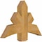 Ekena Millwork Alberta Rough Sawn Timber Gable Bracket, Western Red Cedar, 36"W x 24"H x 4"D x 6"F, 16/12 Pitch GBW036X24X0406ALB00RWR - alternate 5
